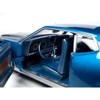 1971 Ford Mustang Mach 1 Blue Metallic with Silver Hood "Muscle Car & Corvette Nationals" 1/18 Diecast Model Car by Auto World - 4 of 4
