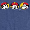Girls' - Disney - Minnie Mouse Faces Fitted Short Sleeve Graphic T-Shirt - 2 of 4