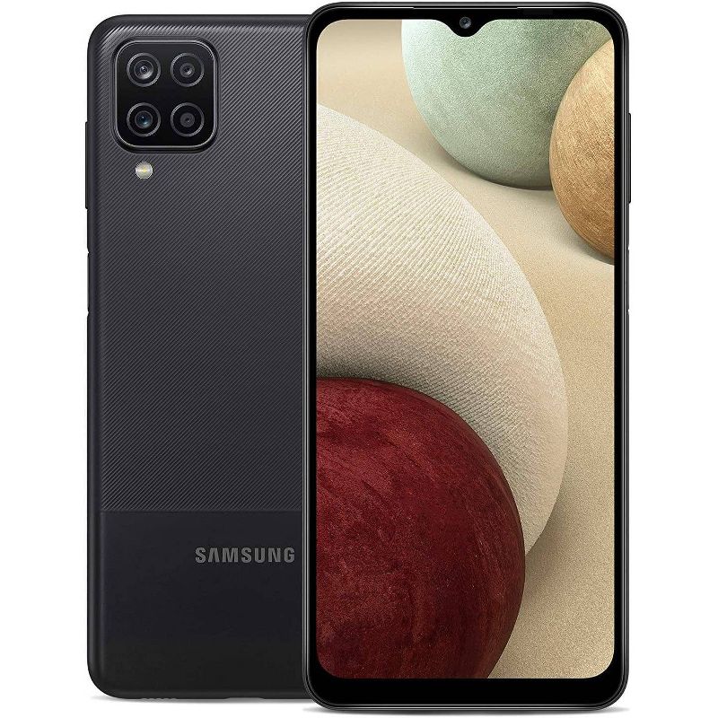 Samsung Galaxy A12 Pre-Owned Unlocked (32GB) GSM/CDMA Smartphone - Black, 1 of 7