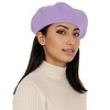 Anna-Kaci Women's Wool French Beret HatsClassic Beanie Fall Winter Cap - 3 of 4