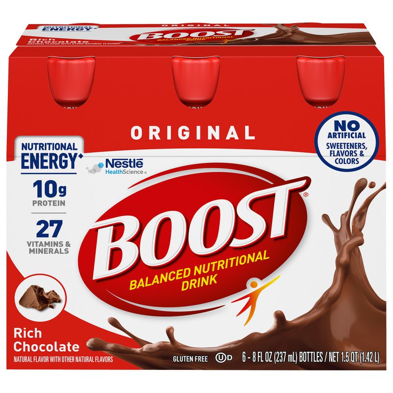 Boost Original Nutritional Shake - Chocolate - 6pk, 1 of 7
