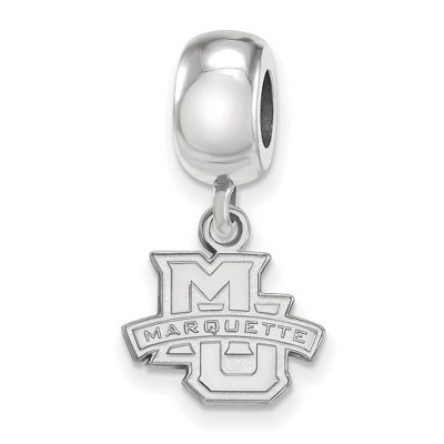 Black Bow Jewelry Sterling Silver Marquette Golden Eagles NCAA Bead Charm