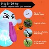 SYNCFUN 5 FT Halloween Inflatable Cute Ghost with Pumpkin Candy Basket and BOO Candy Sign, for Halloween Outdoor Decoration Yard, Garden, Lawn Decor - 4 of 4