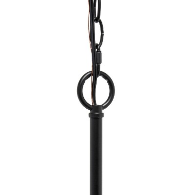Restoration Bronze 3-Light 15" Classic Pendant Chandelier with Clear Glass