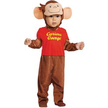 Disguise Toddler Boys' Curious George Jumpsuit Costume