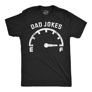 Mens Funny T Shirts Dad Jokes Gas Meter Sarcastic Graphic Novelty Tee For Men - Crazy Dog Men's T Shirt - 1 of 4