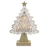 Christmas 10.5" Merry Christmas Lit Tree Led Battery Operated Star Ganz  -  Decorative Sculptures - image 3 of 3