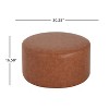 Christopher Knight Home Olias Modern Round Versatile Ottoman - 3 of 4