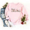 Simply Sage Market Women's Graphic Sweatshirt Leopard Merry Christmas - 3 of 4