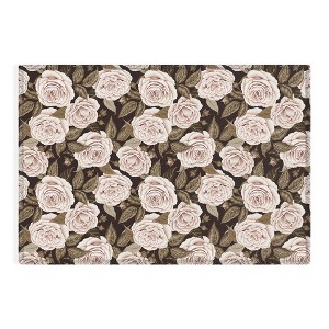 Avenie A Realm Of Roses Dark Academia Outdoor Rug - Deny Designs - 1 of 4