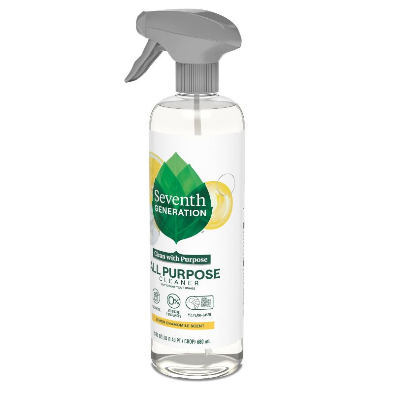 Seventh Generation Lemon All Purpose Cleaner Spray - 23 fl oz, 4 of 12