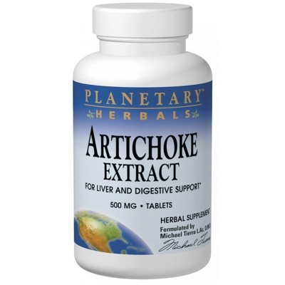 Artichoke Extract 500mg by Planetary Herbals  -  60 Tablet