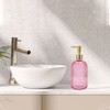 Unique Bargains Convenient Vertical Stripe Soap Dispenser 13.53oz 1 Pc - 2 of 4