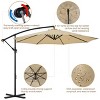 Yaheetech 10ft Patio Offset Umbrella with Crank & Cross Base for Backyard - 4 of 4