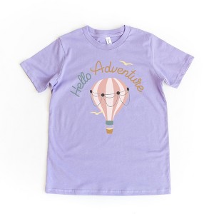 The Juniper Shop Hello Adventure Balloon Girls Short Sleeve Tee - 1 of 2