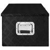 vidaXL Storage Box Black 35.4"x18.5"x13.2" Aluminum - 3 of 4