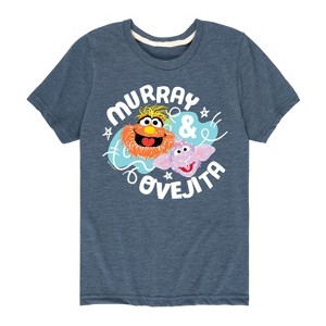 Boys' - Sesame Street - Murray And Ovejita Short Sleeve Graphic T-Shirt - 1 of 4
