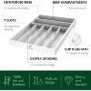 Expandable Silverware Drawer Organizer 7-9 Slots - Bamboo Utensil Organizer 17.5 x 13.5 - 20 - Royal Craft Wood - 4 of 4