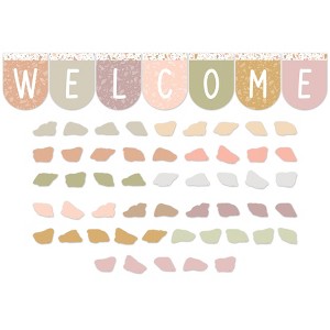 Teacher Created Resources® Terrazzo Tones Welcome Bunting Bulletin Board Set, 58 Pieces - 1 of 2