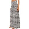 Women's Stylish Spandex Flare Maxi Skirt - Comfy Fold-Over Design Long Skirt for Effortless Style #8 - 4 of 4