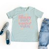The Juniper Shop Bunny Kisses Easter Wishes Flowers Youth Short Sleeve Tee - 2 of 2