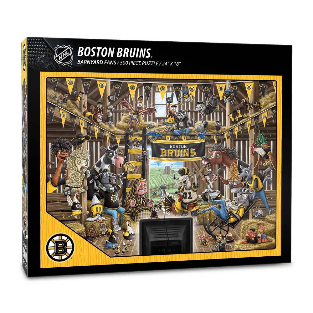 Photos - Jigsaw Puzzle / Mosaic NHL Boston Bruins Barnyard Fans 500pc Puzzle