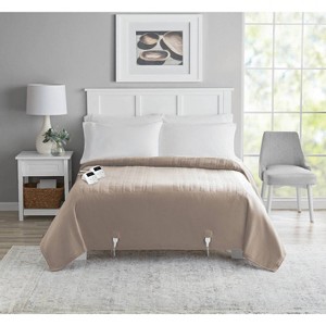 North Star Home Microplush Heated Electric Blanket - 1 of 4