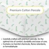BreathableBaby Cotton Percale Fitted Sheet, For 52" x 28" Crib & Toddler Bed Mattress, Botanical (2-Pack) - 2 of 4