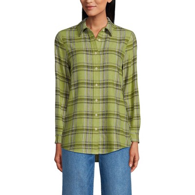 Lands' End Women's Flannel Shirt