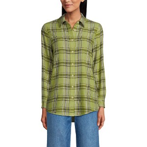 Lands' End Women's Flannel Shirt - 1 of 4