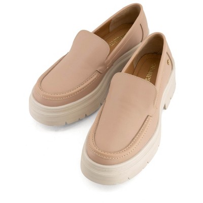 Женские туфли Andrea Leather Loafers 95873-3910481 Pink 7 — фото 3