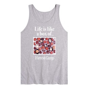 Men's - Forrest Gump - Life Is Like A Box Of Chocolates Graphic Tank Top - 1 of 2