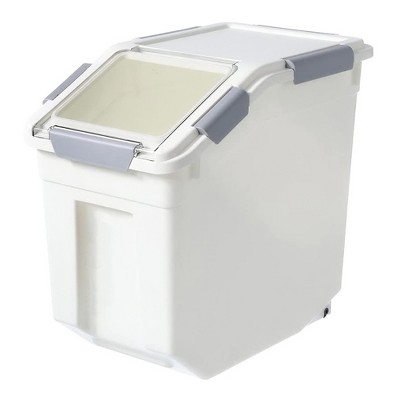 HANAMYA Extra Large Polypropylene Plastic Cat Litter Box with Scoop in White