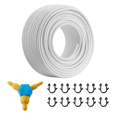 VEVOR PEX-AL-PEX Tube, 328ft, 5/8'' Diameter Aluminum-Plastic Composite Pipe Oxygen Barrier Radiant Floor PEX Pipe, 0.08'' Thickness, White