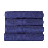 Ultra-Soft Cotton Highly Absorbent Solid Quick-Drying Towel Sets by Blue Nile Mills 