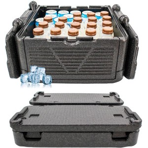 5 Star Super Deals Cooling Chilling Collapsible Foam Cooler Chest Box - Insulated, Foldable, Portable, Lightweight, Iceless, Cold & Waterproof -Large - 1 of 4