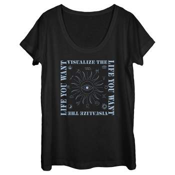 Women's Lost Gods Visualize the Life You Want T-Shirt