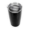 Dicksons SSTUMB-125 Black 20 Ounces Stainless Steel Travel Tumbler Mug with Lid, Renew Their Strength - 3 of 4