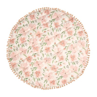 Image of Crane Baby Cotton Quilted Activity Playmat - Parker Floral