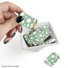 Big Dot of Happiness Sage Green Daisy Flowers - Mini Candy Bar Wrapper Stickers - Floral Party Small Favors - 40 Count - 2 of 4
