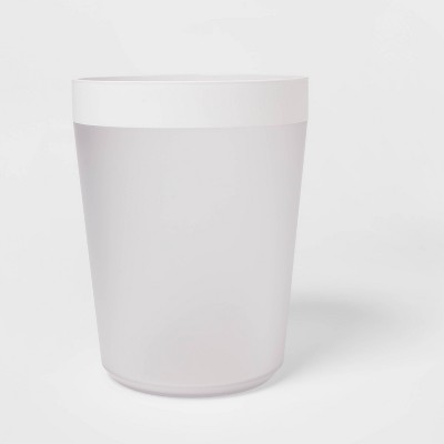 Wastebasket Frosted - Room Essentials&#8482;