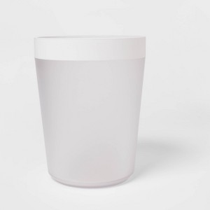 Wastebasket Frosted - Room Essentials™ - 1 of 4