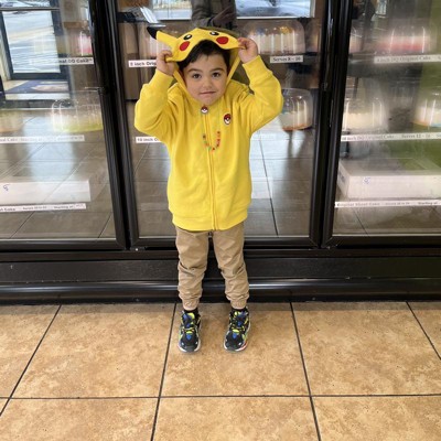 Kids' Pokemon Pikachu Costume Hoodie - Yellow XS