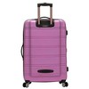 Rockland Melbourne Hardside Expandable Luggage with Spinner Wheels Pink Checked Large 28" - 4 of 4