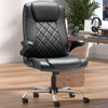Rbied Ergonomic Executive Office Chair Home Desk Chair with Flip-Up Arms, 360° Rotation, Adjustable Backrest and Height - 2 of 4