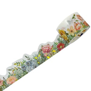 Wrapables Landscape Floral Metallic Gold Foil Washi Tape, 30mm x 3M - 1 of 4