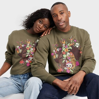 Black History Month Adult Pullover Sweatshirt - Green M