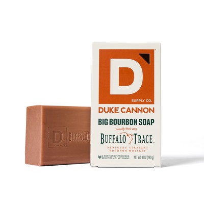 Duke Cannon Supply Co. Big Ass Brick of Soap for Men - Buffalo Trace Bourbon Bar Soap - 10oz