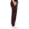 #followMe Men's Microfleece Buffalo Plaid Pajama Pants with Pockets: Comfortable Joggers - 2 of 3