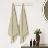 Unique Bargains Luxury 100% Cotton Quick Dry Highly Absorbent Bath Towel 2 Packs - 4 of 4